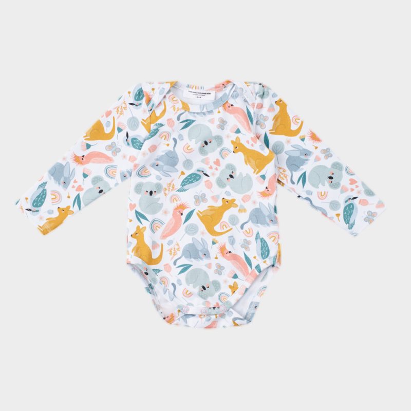 Australian-animals-print-baby-romper